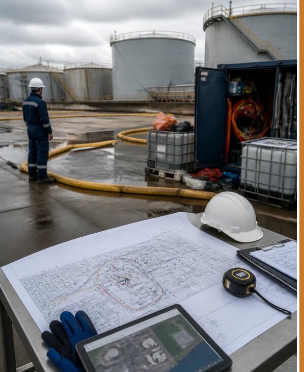 Разработка плана ликвидации разливов нефти в Арзамасе